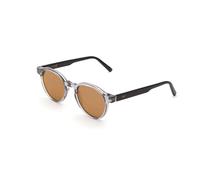 Retrosuperfuture Unisex Retrosuperfuture ZWN THE WARHOL STILO Lunettes de soleil Acétate Gris Marron Ronde Normale