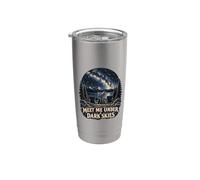 Retrouve-Moi Sous Un Ciel Sombre Observation Étoiles Gobelet isotherme en acier inoxydable double paroi