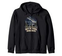 Retrouve-Moi sous Un Ciel Sombre Observation Étoiles Sweat à Capuche
