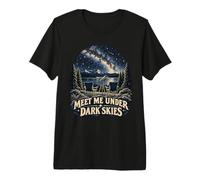 Retrouve-Moi sous Un Ciel Sombre Observation Étoiles T-Shirt Haut de Gamme