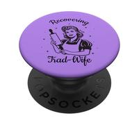 Retrouver la déconstruction d'une Femme commerçante : Une féministe drôle libérée PopSockets PopGrip Adhésif