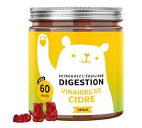 Retrouvez L'équilibre Digestion - 15000mg de Vinaigre de cidre de pomme sur l'ensemble de la cure, avec vitamines B6 et B12 - 60 Unités (2 mois) - Sans Sucres Ajoutés, Vegan, Bears with Benefits