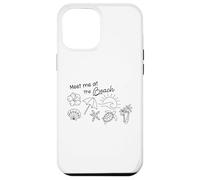 « Retrouvez-moi à la plage » Surf sur l'océan tropical Sea Turtle Summer Coque pour iPhone 12 Pro Max