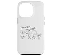 « Retrouvez-moi à la plage » Surf sur l'océan tropical Sea Turtle Summer Coque pour iPhone 13 Pro