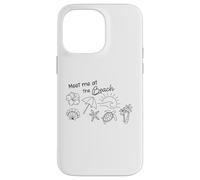 « Retrouvez-moi à la plage » Surf sur l'océan tropical Sea Turtle Summer Coque pour iPhone 14 Pro Max