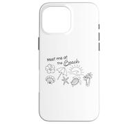 « Retrouvez-moi à la plage » Surf sur l'océan tropical Sea Turtle Summer Coque pour iPhone 16 Pro Max