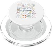 Retrouvez-Moi à The Beach Summer Vacation Vibes PopSockets PopGrip pour MagSafe