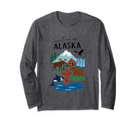 Retrouvez-Moi dans la majestueuse scène animalière de l'Alaska Manche Longue