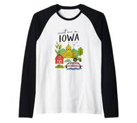 Retrouvez-Moi dans Les scènes de l'Iowa Capitol Corn Barn Manche Raglan