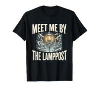 Retrouvez-Moi près du lampadaire, Une forêt enneigée Confortable en Hiver T-Shirt