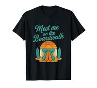 Retrouvez-Moi sur Le Boardwalk Beach Squad Retro Art T-Shirt