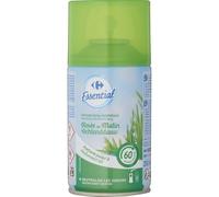 Retrouvez une maison fraîche et sans odeurs avec CARREFOUR ESSENTIAL Désodorisant Recharge Rosée du Matin, diffuseur spray 250 mL - Lot de 4