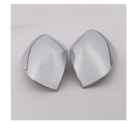 Rétroviseur ABS Chromé Voiture Style Porte Latérale Rétroviseur Capots De Bordure Miroir De Secours Accessoires Pour Jeep Compass 2017 2018 2019 2020(ABS Chrome)