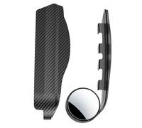 Rétroviseur Angle Mort | Accessoire Rétroviseur Véhicule - Miroir Angle Mort 2-en-1 Rond Antidérapant pour Conduite Quotidienne Camping Remorque Tout Terrain