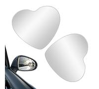 Rétroviseur Angle Mort | Rétroviseurs d'angle mort en forme de cœur pour voiture,Accessoires autocollants en forme de cœur