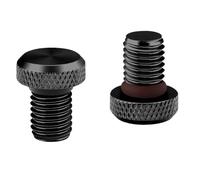 Rétroviseur Arière Lot De 3 Vis Universelles en Aluminium M10x1,25 pour Rétroviseur De Moto Latéraux Rétroviseur(Blue)