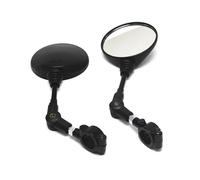 Rétroviseur Arière Rétroviseur d'oreille Universel Pliable Rond pour Guidon De Moto/Scooter Base Latérale Modifiée Latéraux Rétroviseur