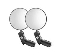 Rétroviseur Arière Rétroviseurs D'extrémité De Guidon Universels Ronds Et Pliables pour Moto Et Vélo Accessoires De Sécurité pour La Sécurité des Vélos Et des Motos Latéraux Rétroviseur(2 pcs)