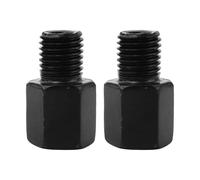 Rétroviseur Arière Vis De Boulon De Convertisseur De Rétroviseur Universel M10 Adaptateur De Rétroviseur De Moto Filetage Droit/Gauche en Métal Latéraux Rétroviseur(10mm RR - 2PCS)