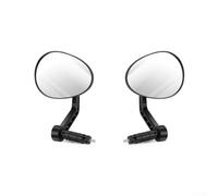 Rétroviseur arrière pivotant à 360 degrés pour vélo avec verre transparent et boîtier en ABS pour montage au guidon (2 pièces)