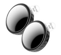 Rétroviseur aveugle - Miroir rond - Tôle rotative pour voiture - Rétroviseur convexe pour voiture - Verre cristal - Ailes larges - Rétroviseur convexe réglable M