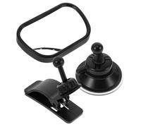 Rétroviseur Bébé pour Voiture, Miroir Intérieur Noir en Pe à Clipser