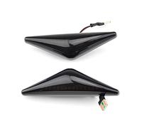 Rétroviseur Clignotant 2 Pièces/lot Feu De Position Latéral Séquentiel Pour Ford Pour Focus MK1 1998-2004 Pour Mondeo MK3 2000-2007 Indicateur Clignotant(Smoky black)