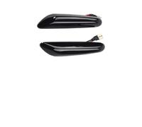 Rétroviseur Clignotant Pour BMW E60 E61 E90 E91 E87 E81 E83 E84 E88 E92 E93 E82 E46 Série 1 3 5 X1 X3 2004 Clignotant LED Dynamique Feu Position Latéral(Black Lens C)