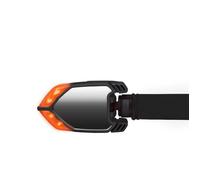 VISAIA BIKE QLÏR, paire de rétroviseur-clignotant pour vélo et trottinette, Noir