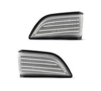 Rétroviseur Clignotant Pour Volvo Pour XC60 2008-2013 2 Pièces Voiture LED Rétroviseurs Latéraux Clignotants Lampes Ambre Rétroviseur Indicateur(Clear lens,Dynamic)