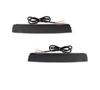 Rétroviseur Clignotants Latéraux Pour Chevy Pour Equino 2010-2017 Réflecteurs De Pare-chocs À LED Feux Freinage Brouillard Arrière Clignotants Accessoires Voiture(Smoked Lens)