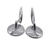 Retroviseur Complet Pour Chevrolet Impala Pour Chevy II Biscayne 1963-1964 LSOT001391 2 Pièces Chrome Rétroviseur Extérieur Base De