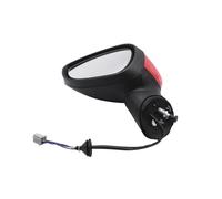 Retroviseur Complet Pour Fiesta MK7 2008 2009 2010 2011 2012,Rabattables Électriquement, Clignotants Chauffants Miroir Extérieur Gauche Droit,Left Red