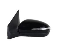 Retroviseur Complet pour Hyundai I20 (2016-2017) Rétroviseur Électrique Pliable Et Chauffant Rétroviseurs Extérieurs(R Black 8 pin Left)