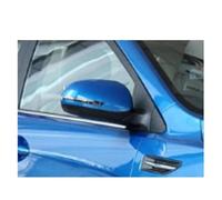 Retroviseur Complet Pour KIA K2 Pour Rio 2011-2015 2016 Rétroviseur Externe Latéral Ensemble Rétroviseur Assy Lentille Clignotant Lumière Coque Cadre Support Couverture(5Pin Blue R)