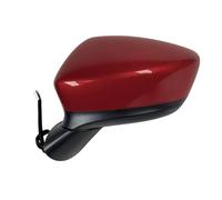 Retroviseur Complet Pour Mazda Pour CX5 2012-2015 Avec Lentille Phare Antibuée Rétroviseur Électrique Pliable À 8 Broches Rétroviseurs Extérieurs(Red Left 8-Pins)
