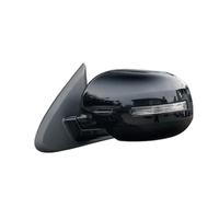 Retroviseur Complet Pour Mitsubishi Pour Outlander 2013 2014-2020 Accessoires De Rétroviseur Voiture Réflecteur Latéral Automatique Clignotants À LED(Noir Gauche)