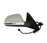 Retroviseur Complet Pour Q3 2013 2014 2015 2016 2017 2018 Chauffage Automatique Avec Lampe Mémoire Miroir Voiture Électrique Pliant Rétroviseur Assemblée Latéral Retroviseur Complet(Right 8-White a)