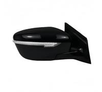 Rétroviseur Complet Rétroviseur Extérieur Complet Pour Nissan Pour Murano 2015-2020 9 Ou 13 Broches Réglage Électrique Et Chauffage Miroir(Noir,13 broches à droite)