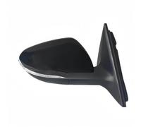 Rétroviseur Complet Rétroviseur Extérieur Complet Pour VW Pour Golf 6 Pour A6 MK6 2009-2013 6broches Réglage Électrique Dégivrage Clignotant Intégré Miroir(Noir,6 broches à droite)