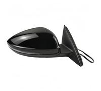 Retroviseur Complet Rétroviseur Extérieur Gauche Droite Chauffant Rabattable Avec Clignotant Automatique Et 8 Broches Pour VW Pour Jetta VI 2012-2018 Bras Court RéTroviseur(8pin r blk)