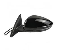 Retroviseur Complet Rétroviseur Extérieur Gauche Droite Chauffant Rabattable Avec Clignotant Automatique Et 8 Broches Pour VW Pour Jetta VI 2012-2018 Bras Court RéTroviseur(9pin l blk)