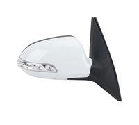 Retroviseur Complet Rétroviseur Latéral 5 Broches Apprêt Blanc Avec Clignotant Accessoires Voiture Pour Hyundai Pour I30 Pour FD 2007 2008 2009 2010 2011 2012(Droit)
