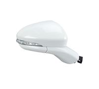 Retroviseur Complet Rétroviseur Latéral À 7 Broches Blanc Nacré Rabattable Manuellement Accessoires Voiture Pour Ford Pour Fusion 2016-2022 Version Américaine(Droit)