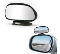rétroviseur conduite accompagnée, Rétroviseur d’angle mort à réglage 360°, | 1Pcs Rétroviseur latéral grand angle HD, Adaptable gauche et droite, pour voitures, camions, SUV et fourgons (FR002)