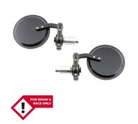 Rétroviseur Contrepoids De Guidon HIGHSIDER Smart-Redondo-Negro pour Moto
