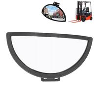 Rétroviseur Convexe ABS Et Verre, Large Gamme de Vision, Demi-dôme, Grand Angle, pour Chariot élévateur