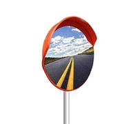 Rétroviseur convexe incassable pour allée - Réflecteur de sécurité routière grand angle - Utilisation en extérieur pour une meilleure visibilité et prévention des accidents