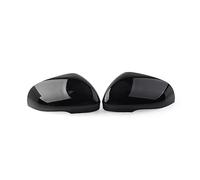 Rétroviseur Coque Boîtier Miroir 1 Paire Couvercle Boîtier Rétroviseur D'aile Arrière Voiture pour Jaguar XJ XJR XF XFR XFR-S XK XKR XKR-S I-Pace XE Noir Brillant