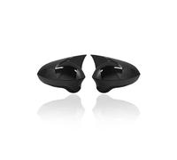 Rétroviseur Couvercle Lot 2 Coques Rétroviseur en Fibre Carbone pour Seat pour Leon MK2 1P 2009-2012 pour Ibiza MK4 6J pour Exeo 3R Coque Rétroviseur Côté(ABS Black)